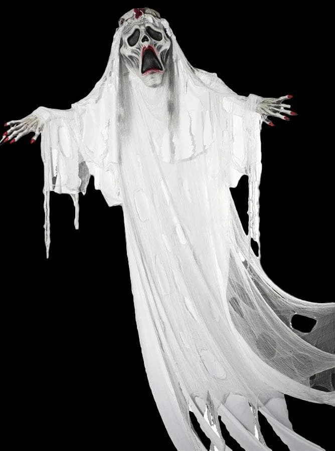 Morris 12' "Ghost Bride" Hanging Halloween Decoration Props 3 Morris 12' "Ghost Bride" Hanging Halloween Decoration Props