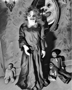 The Horror Dome Mirror Mirror Poster Decorations