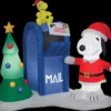 Morris Airblown Snoopy & Woodstock With Mailbox Inflatable Scene - Peanuts 1 Morris Airblown Snoopy & Woodstock With Mailbox Inflatable Scene - Peanuts