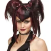 Morris "Bad Fairy - Black And Red" Halloween Wig Accessories