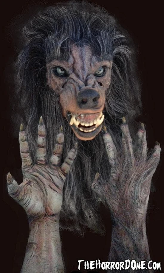 The Horror Dome Masks "Bad Moon Werewolf" HD Studios Pro Mask And Hands Set 3 The Horror Dome Masks "Bad Moon Werewolf" HD Studios Pro Mask And Hands Set