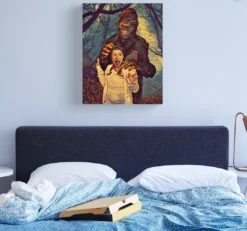 The Horror Dome Bigfoot Canvas Print Decorations