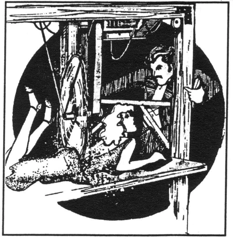 Morris "Buzz Saw" Halloween Illusion Plans Props 3 Morris "Buzz Saw" Halloween Illusion Plans Props