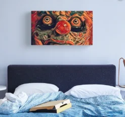 The Horror Dome Decorations Clownin Around Canvas Print