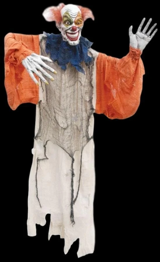 Morris Props "Creepy Clown" Hanging Halloween Decoration - 60 Inch 3 Morris Props "Creepy Clown" Hanging Halloween Decoration - 60 Inch
