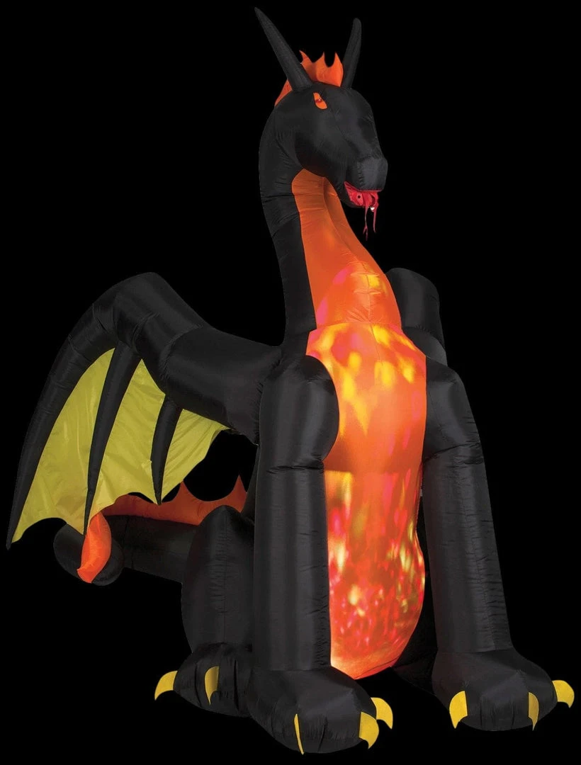 Morris "Dragon With Projection And Fire" Air-blown Inflatable Halloween Decoration Decorations 3 Morris "Dragon With Projection And Fire" Air-blown Inflatable Halloween Decoration Decorations