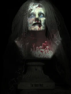 Night Frights Horror Movie Props "Ghost Bust - Bride" Animated Haunted Projection Prop