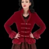 The Horror Dome "Gothic Vampiress Jacket In Red Velvet" HD Hollywood Costume Costumes 2 The Horror Dome "Gothic Vampiress Jacket In Red Velvet" HD Hollywood Costume Costumes