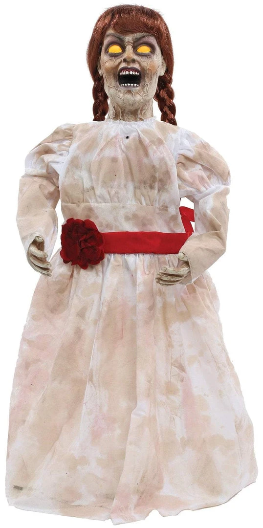 Morris "Grim Girl" Creepy Haunted Doll Halloween Prop Props 3 Morris "Grim Girl" Creepy Haunted Doll Halloween Prop Props
