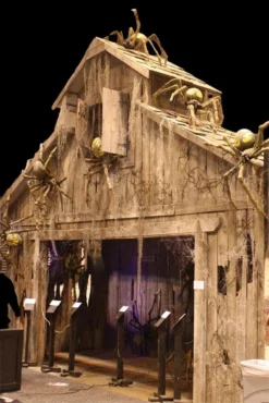 Nevermore Productions Decorations "Haunted Barn" Haunted House Entrance Facade