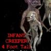 Midnight Studios "Infant Creeper" Professional Halloween Alien Prop - 4 Feet Tall Props