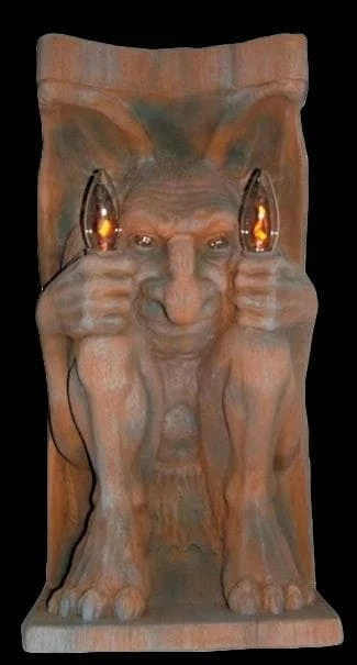 Morris Props "Lighted Gargoyle Wall Mount" Haunted House Decoration 3 Morris Props "Lighted Gargoyle Wall Mount" Haunted House Decoration