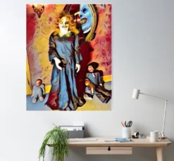 The Horror Dome Mirror Mirror Poster Decorations