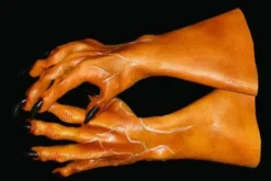 The Horror Dome "Movie Quality Pumpkin Deluxe Latex Hands" Halloween Costume Gloves