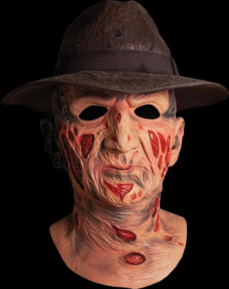 Morris Scary Masks "Nightmare On Elm Street 1 - Freddy" Deluxe Mask With Hat 3 Morris Scary Masks "Nightmare On Elm Street 1 - Freddy" Deluxe Mask With Hat