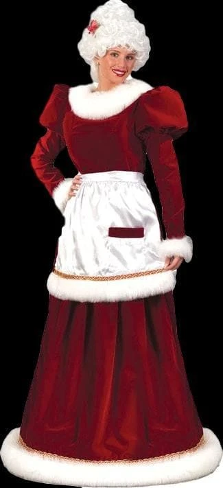 Morris "Santa Mrs. Velvet Dress - MD LG" Christmas Costume Costume Types 3 Morris "Santa Mrs. Velvet Dress - MD LG" Christmas Costume Costume Types