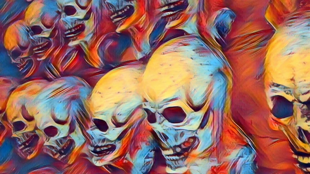 The Horror Dome Decorations Skull Poster 4 The Horror Dome Decorations Skull Poster