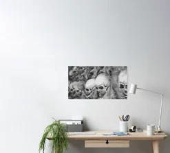 The Horror Dome Decorations Skull Poster 18 The Horror Dome Decorations Skull Poster