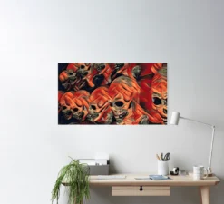 The Horror Dome Decorations Skull Poster 15 The Horror Dome Decorations Skull Poster