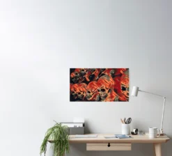 The Horror Dome Decorations Skull Poster 14 The Horror Dome Decorations Skull Poster