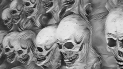 The Horror Dome Decorations Skull Poster 13 The Horror Dome Decorations Skull Poster