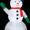 Morris General Decorations "Snowman" Air-blown Inflatable Christmas Decoration