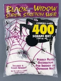 Morris "Spider Web Bag - 400 Sqft" Haunted House Decoration