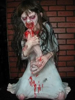 Distortions "Spitting Debby" Zombie Halloween Animatronic