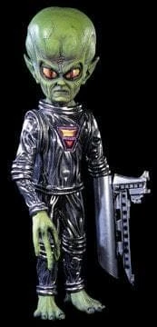 Distortions "UFO Shooting Saucerman" Professional Alien Halloween Animatronic General Animatronics