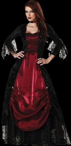 Morris Costumes "Vampira Gothic" Costume (Adult)