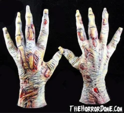 The Horror Dome "Zombie Skeleton Hands" Halloween Costume Gloves Hands & Feet